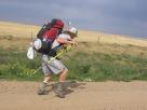 Kyle Pickering and Bobby McDowell walking across Canada